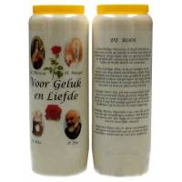 Neuvaine / blanc / Geluk en liefde / prière NL