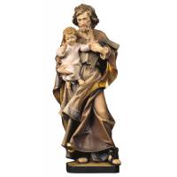 Houtsnijwerk H Jozef 25 Cm Gekleurd 