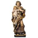 Houtsnijwerk H Jozef 25 Cm Gekleurd 