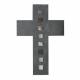 Croix murale Ardoise 17 x 26 cm Mosaiques en verre