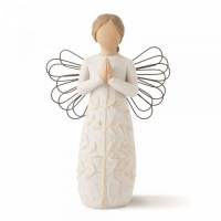 Statuette Willow Tree : Ange priant 14 cm - A tree, a prayer