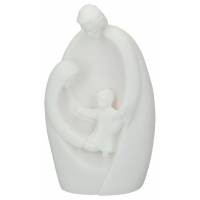 Statue 17 cm - Albâtre - Ste Famille