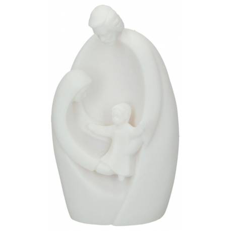 Statue 17 cm - Albâtre - Ste Famille