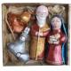 Onbreekbare kerststalfiguren - 4 beeldjes 14 cm 