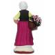 Santon Gateau 7 Cm Vrouw met bloemen 