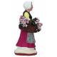 Santon Gateau 7 Cm Vrouw met bloemen 