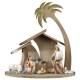 Set de départ : crèche de Noël en bois Komet 12 cm (7 personnages)