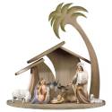 Set de départ : crèche de Noël en bois Komet 12 cm (7 personnages)