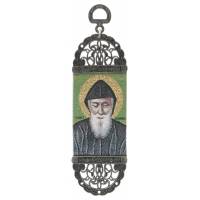 Geweven ikoon - 5 X 17 cm - H Charbel 