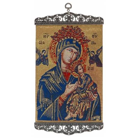 Icône - Tissu 20 X 38 cm - Perpétuel Secours
