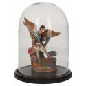 Globe en verre de 20 cm avec statue de Saint Michel