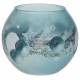 Photophore en verre - Boules de Noël bleues 12 Cm