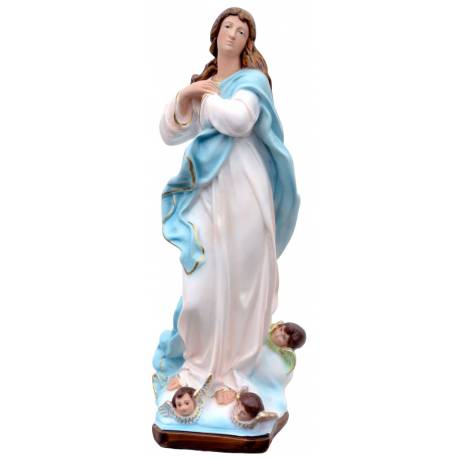 Statue Vierge de l'Assomption Murillo 50 cm en résine