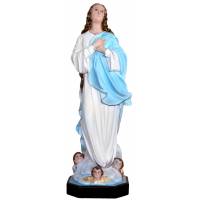 Statue Vierge de l'Assomption Murillo 105 cm en résine