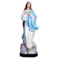 Statue Vierge de l'Assomption Murillo 110 cm en résine