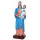 Statue vierge avec enfant 65 cm en résine