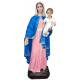 Beeld Onze Lieve Vrouw met kind 160 cm in glasvezel 