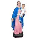 Beeld Onze Lieve Vrouw met kind 160 cm in glasvezel 