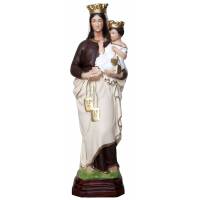 Statue vierge du Carmel 35 cm en résine