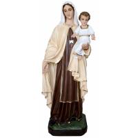 Statue vierge du Carmel 160 cm en fibre de verre