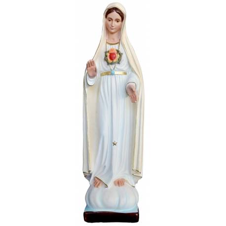 Statue apparition de Fatima 65 cm en résine