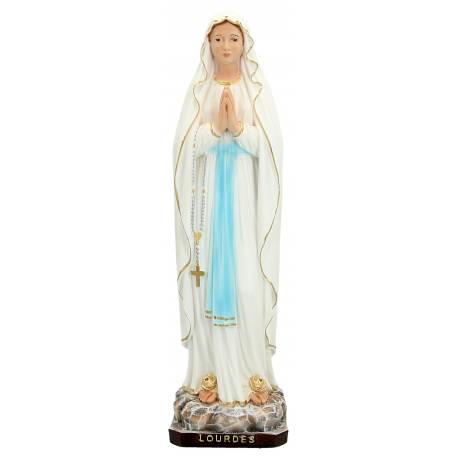 Statue Notre Dame de Lourdes 40 cm en résine