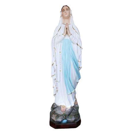 Beeld O.L.V Van Lourdes 180 in glasvezel 
