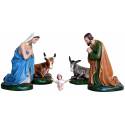 Crèche de Noël en résine composée de 5 pièces de 37 cm