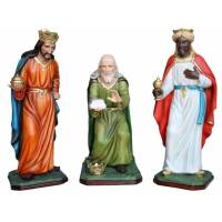 Rois mages 100 cm en résine