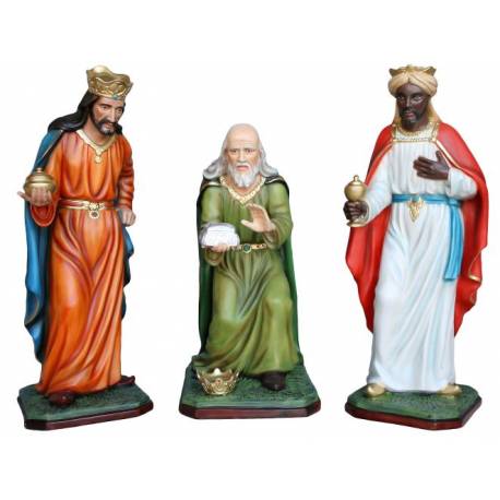 Rois mages 100 cm en résine