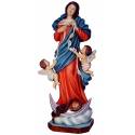 Beeld Onze Lieve Vrouw die de knopen ontwart 30 cm in hars 