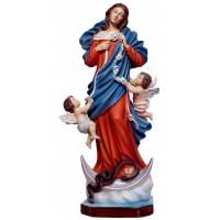 Statue Notre Dame qui défait les nœuds 40 cm en résine