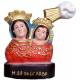 Beeld Madonna dell'Arco borstbeeld 20 cm in hars 