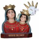 Statue Madonna dell'Arco (Madone-de-l'Arc) buste 35 cm en résine