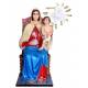 Statue Madonna dell'Arco (Madone-de-l'Arc) assise 150 cm en fibre de verre