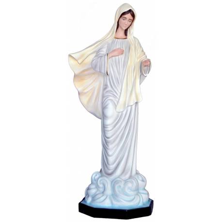 Statue Notre Dame de Medjugorge 160 cm en fibre de verre