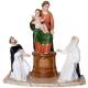 Statue Notre Dame de Pompei 85 cm en fibre de verre