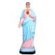 Statue Sacre cœur de Marie 130 cm en fibre de vere