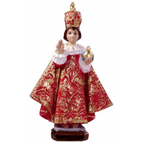 Statue enfant Jésus de Prague 30 cm en résine