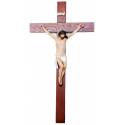 Croix murale 80 x 43 cm en bois (Christ de 40 cm en résine)