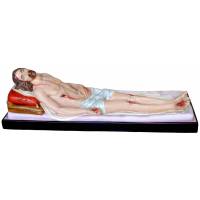 Beeld Christus Dood 150 cm (65 X 160 ) in glasvezel 