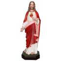 Statue Sacre Coeur De Jesus 110 cm en résine