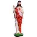 Statue Sacré Cœur de Jésus bénissant 30 cm en résine