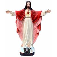 Statue Sacré Coeur de Montmartre 65 cm en résine