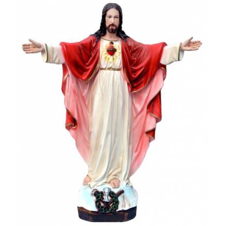Statue Sacré Coeur de Montmartre 65 cm en résine