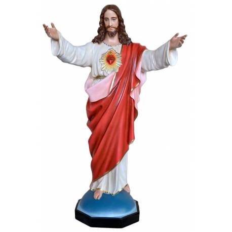 Statue Sacré Coeur de Montmartre 130 cm en résine