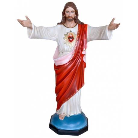 Statue Sacré Coeur de Montmartre 150 cm en fibre de verre