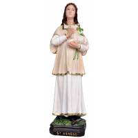 Statue Ste Agnes 40 cm en résine