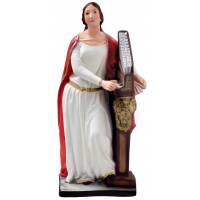 Statue Sainte Cecilie 40 cm en résine