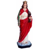 Beeld Heilige Cecilia 130 cm in glasvezel 